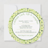 シャムロックマンダラ21歳の誕生日パーティー 招待状 (裏面)