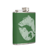 シャムロックリップ – キス私はアイリッシュフラスコ フラスク (右)