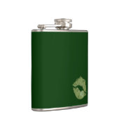 シャムロックリップ – キス私はアイリッシュフラスコ フラスク (右)
