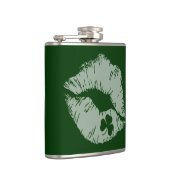 シャムロックリップ – キス私はアイリッシュフラスコ フラスク (右)