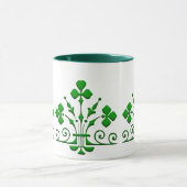 シャムロックヴィンテージアイコンアート マグカップ (中央)