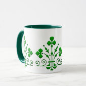 シャムロックヴィンテージアイコンアート マグカップ (正面左)