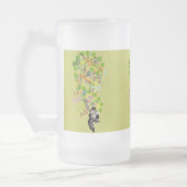 シャムロック付きラッキーレプレシャン フロストグラスビールジョッキ (左)