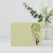 シャムロック付きラッキーレプレシャン ポストカード (スタンド正面)