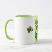 シャムロック付き聖パトリックの日月の女性の旅行M マグカップ (左)