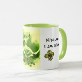 シャムロック付き聖パトリックの日月の女性の旅行M マグカップ (正面右)