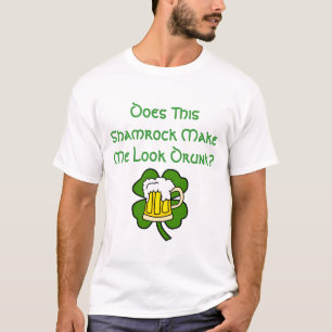 シャムロック及びビールワイシャツ Tシャツ