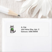 シャムロック子猫 ラベル (インサイチュ)