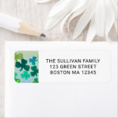 シャムロック差出人住所 ラベル (インサイチュ)