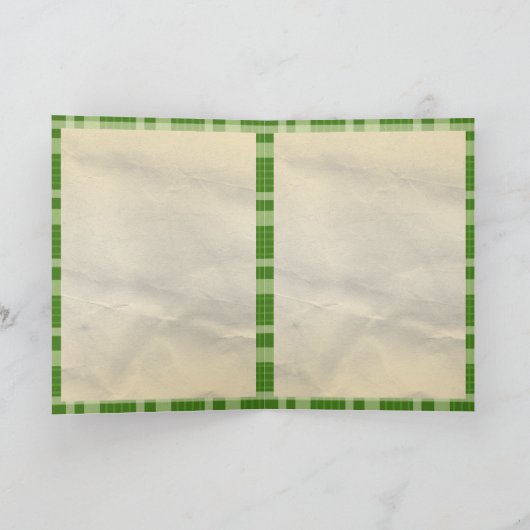 シャムロック文字 カード (内部)