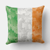 シャムロック模様のアイルランド国旗 クッション (裏面)