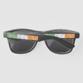 シャムロック模様サングラス付きアイルランド国旗 サングラス (裏面)