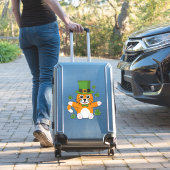 シャムロック漫画のかわいいセントパトリックのデイキャット シール (スーツケースインサイチュ)