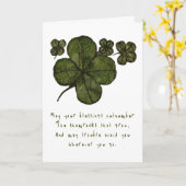 シャムロック畑 カード (黄色い花)