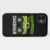 シャムロック破砕機モンスタートラックセントパトリックの日 Case-Mate iPhoneケース (裏面(横))
