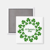 シャムロック磁石の円 マグネット (正面/裏面)