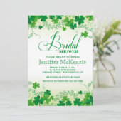 シャムロック縁ど招待状 招待状 (スタンド正面)