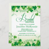 シャムロック縁ど招待状 招待状 (正面/裏面)