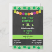 シャムロック誕生日招待状 招待状 (正面)