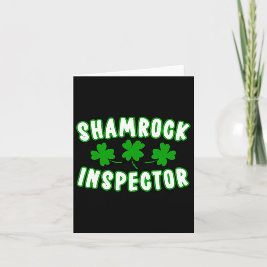シャムロック警部St patricks day1 カード (正面)