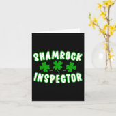 シャムロック警部St patricks day1 カード (黄色い花)
