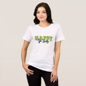 シャムロック3/17St patricks day トライブレンドＴシャツ (正面全面)
