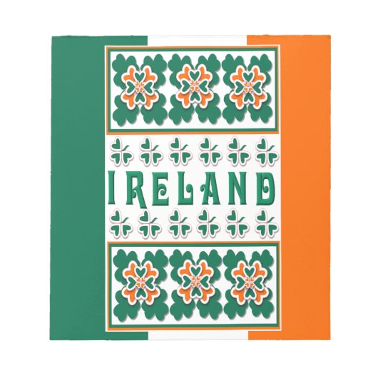 シャムロック&その他 ノートパッド (正面)