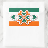 シャムロック&その他 長方形シール (バッグ)