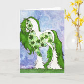 シャムロック カード (黄色い花)