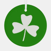 シャムロック ガラスオーナメント (裏面)