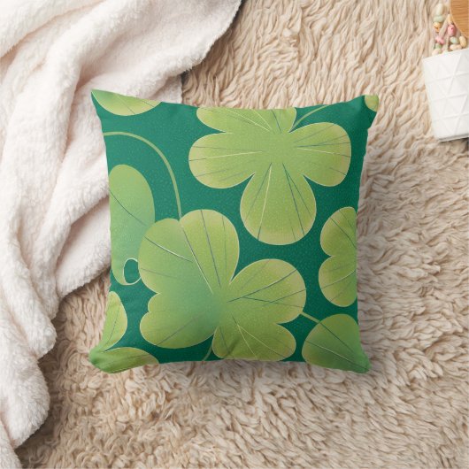 シャムロック クッション (ブランケット)