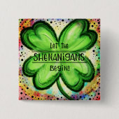 シャムロック・シェナニガン 缶バッジ (正面)