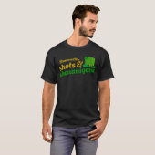 シャムロック、ショット、シェナニガン Tシャツ (正面フル)