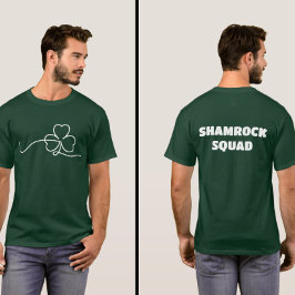 シャムロック・スカッド・クローバー 聖パトリックTシャツ Tシャツ