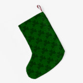 シャムロック スモールクリスマスストッキング (裏面 (吊り時))