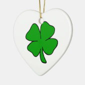 シャムロック セラミックオーナメント (左)