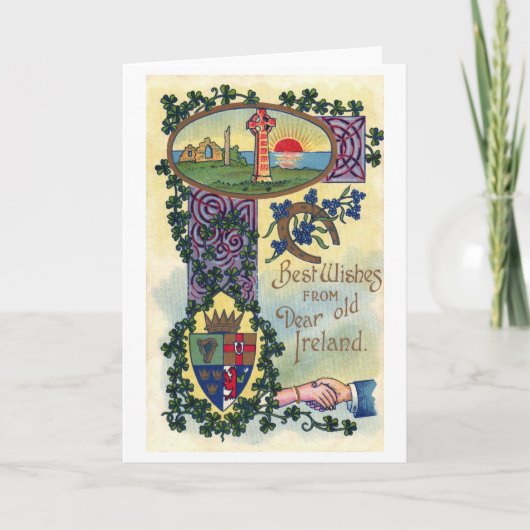 シャムロック・セントパトリックの日 カード (正面)