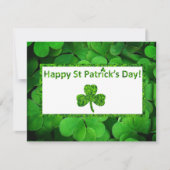 シャムロック セントパトリックデー シーズンカード (正面)