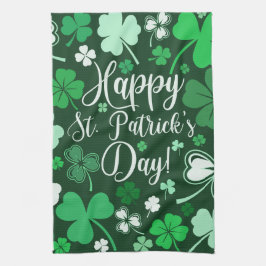 シャムロック・セント・パトリックの日 キッチンタオル