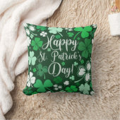 シャムロック・セント・パトリックの日 クッション (ブランケット)