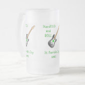 シャムロック&ビ転がアマグ フロストグラスビールジョッキ (正面左)