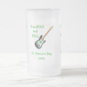 シャムロック&ビ転がアマグ フロストグラスビールジョッキ (中央)