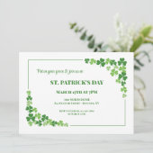 シャムロック フレーム ご招待状 招待状 (スタンド正面)