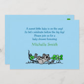 シャムロック; ベビーシャワー 招待状 (正面/裏面)