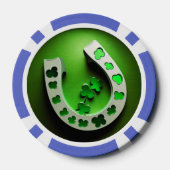 シャムロック ホースシュー ポーカー チップ (裏面)