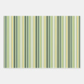 シャムロック&ラインフェスティバルグリーン&イエローセット3 ラッピングペーパーシート (正面3)