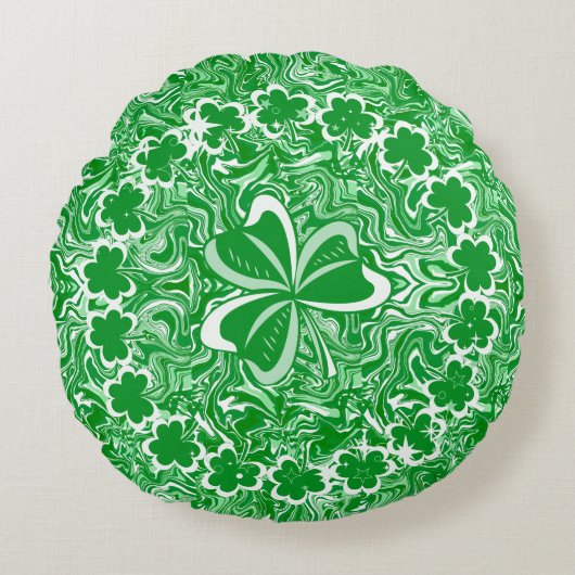 シャムロック! ラウンドクッション (正面)