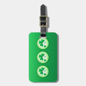 シャムロック ラゲッジタグ (正面縦)