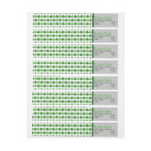 シャムロック ラップアラウンドラベル (シート)