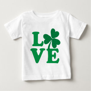 シャムロック・ラブ ベビーTシャツ